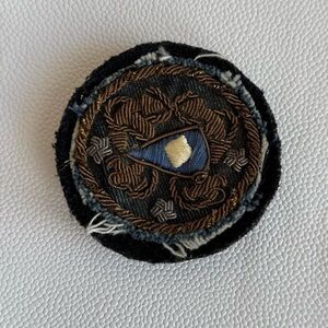 Kapital embroidered brooch